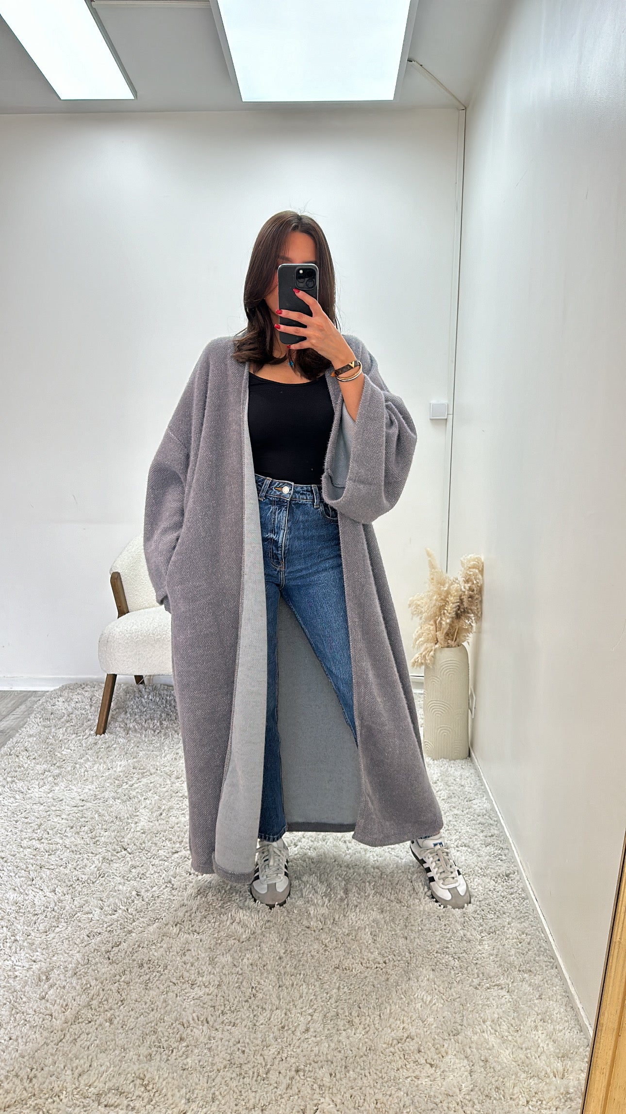 Gilet Long Oversize Safa