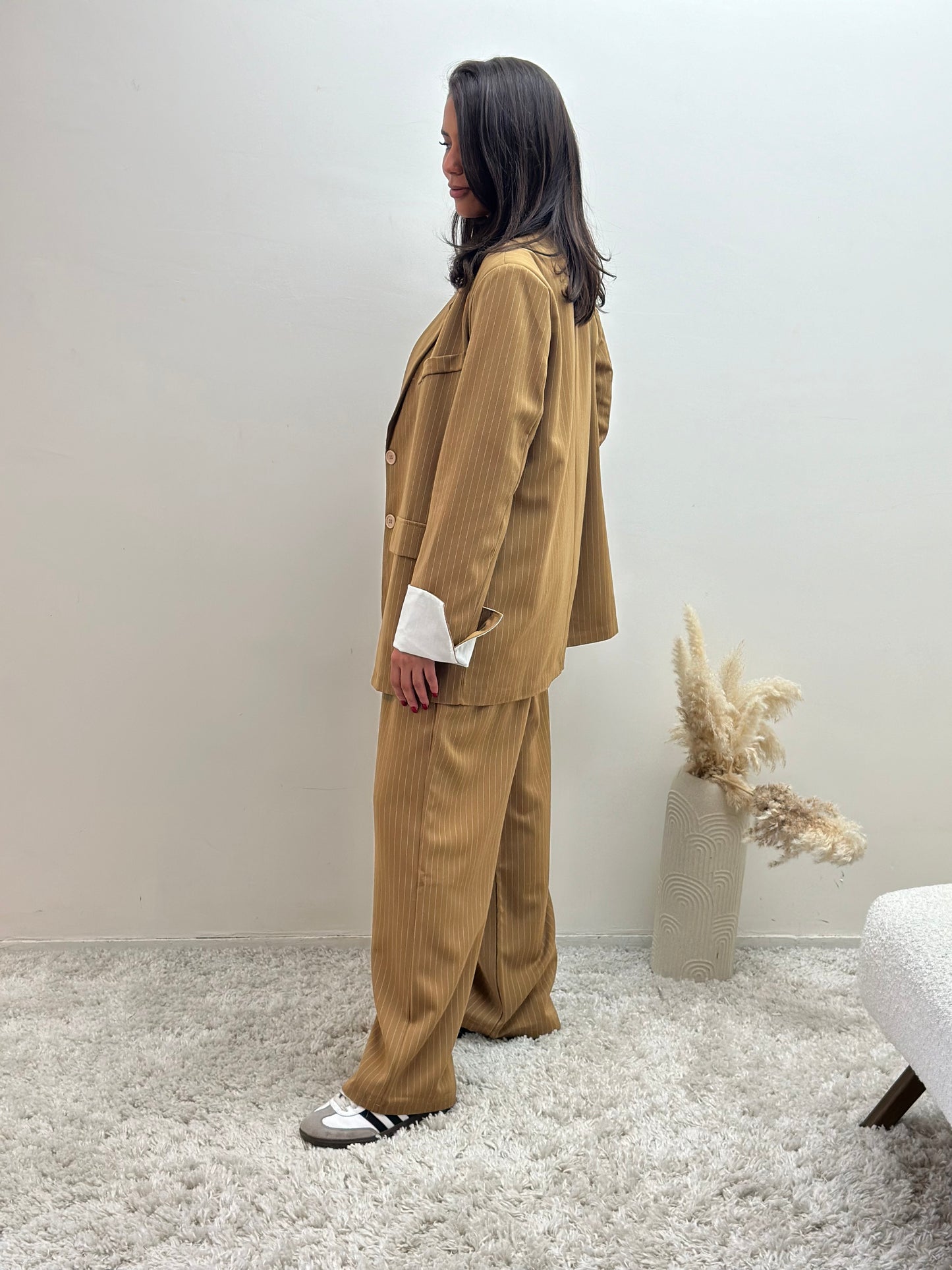 Ensemble Blazer Pantalon à Rayures Jiji