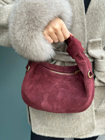 Sac en Cuir Bordeaux MissChadou