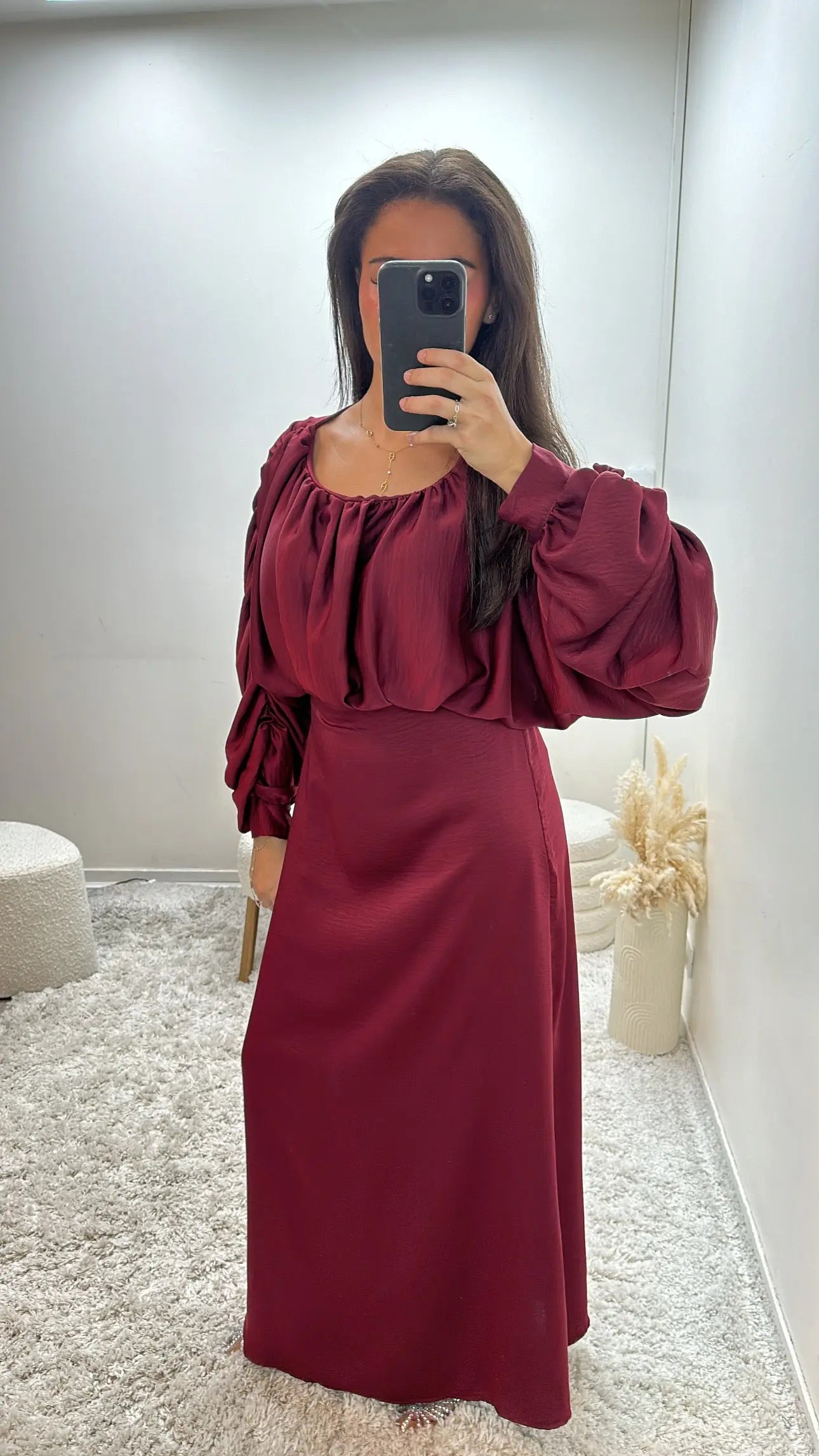 Robe de soirée en satin Jasmine