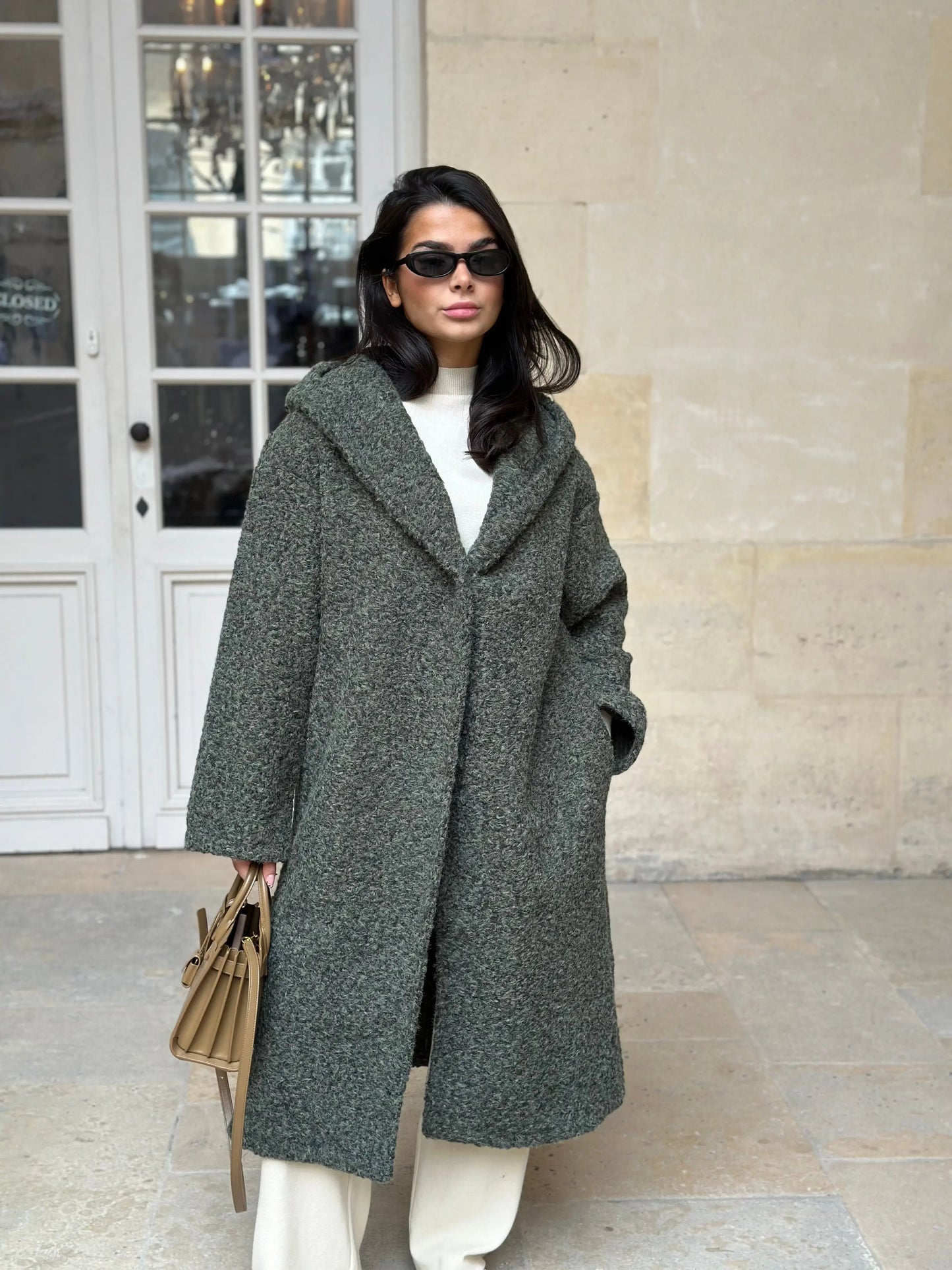 Manteau à Capuche Oversize Cassis MissChadou