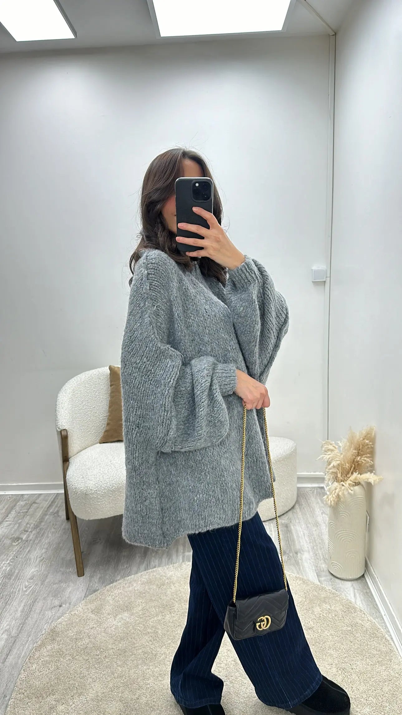 Pull Col Roulé Laine Oversize Aline MissChadou