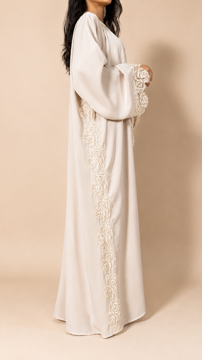 Kimono Sultana Beige – Nidah Coréen Premium