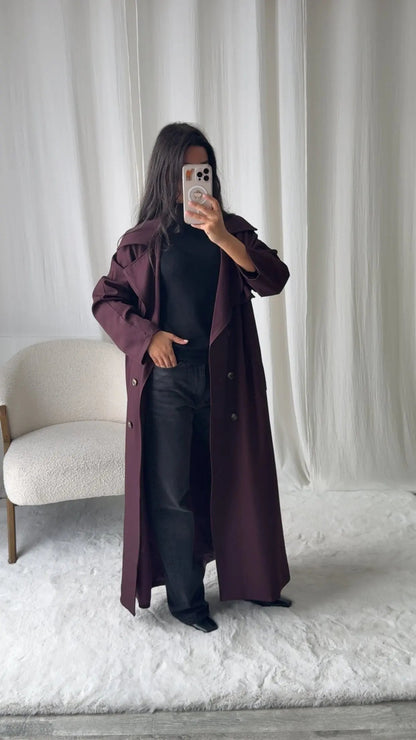 Trench Long Fluide Oversize Esma MissChadou
