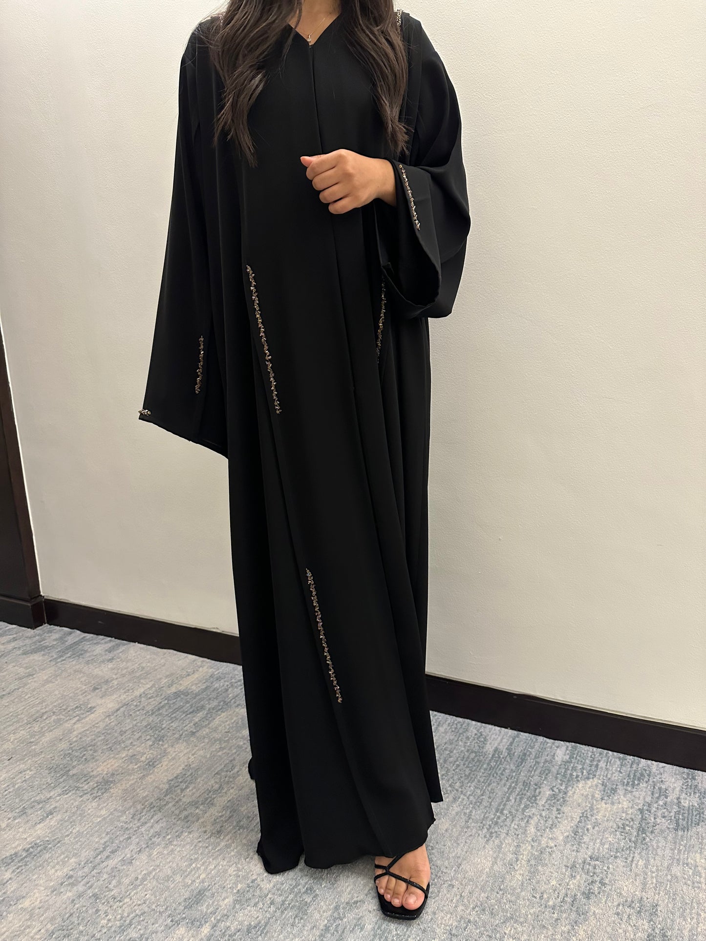 Abaya Dubai Nimat Black Gold