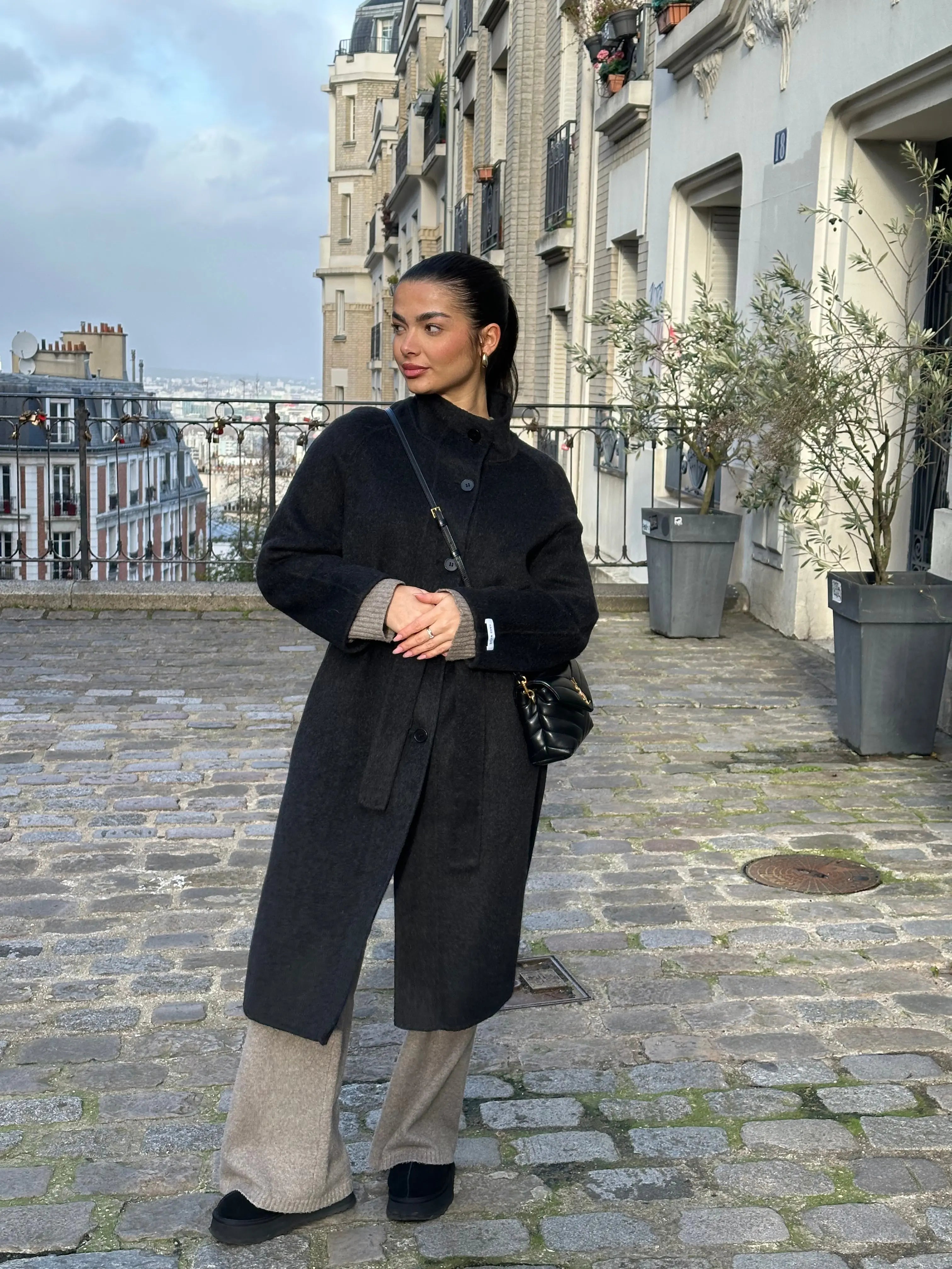 Manteau 100% Laine Fait à la Main Emna MissChadou