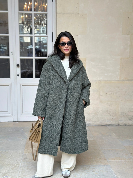 Manteau à Capuche Oversize Cassis MissChadou