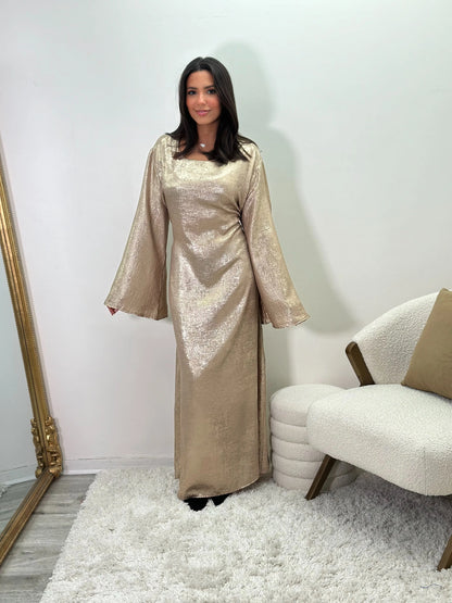 Robe Longue Or Alya