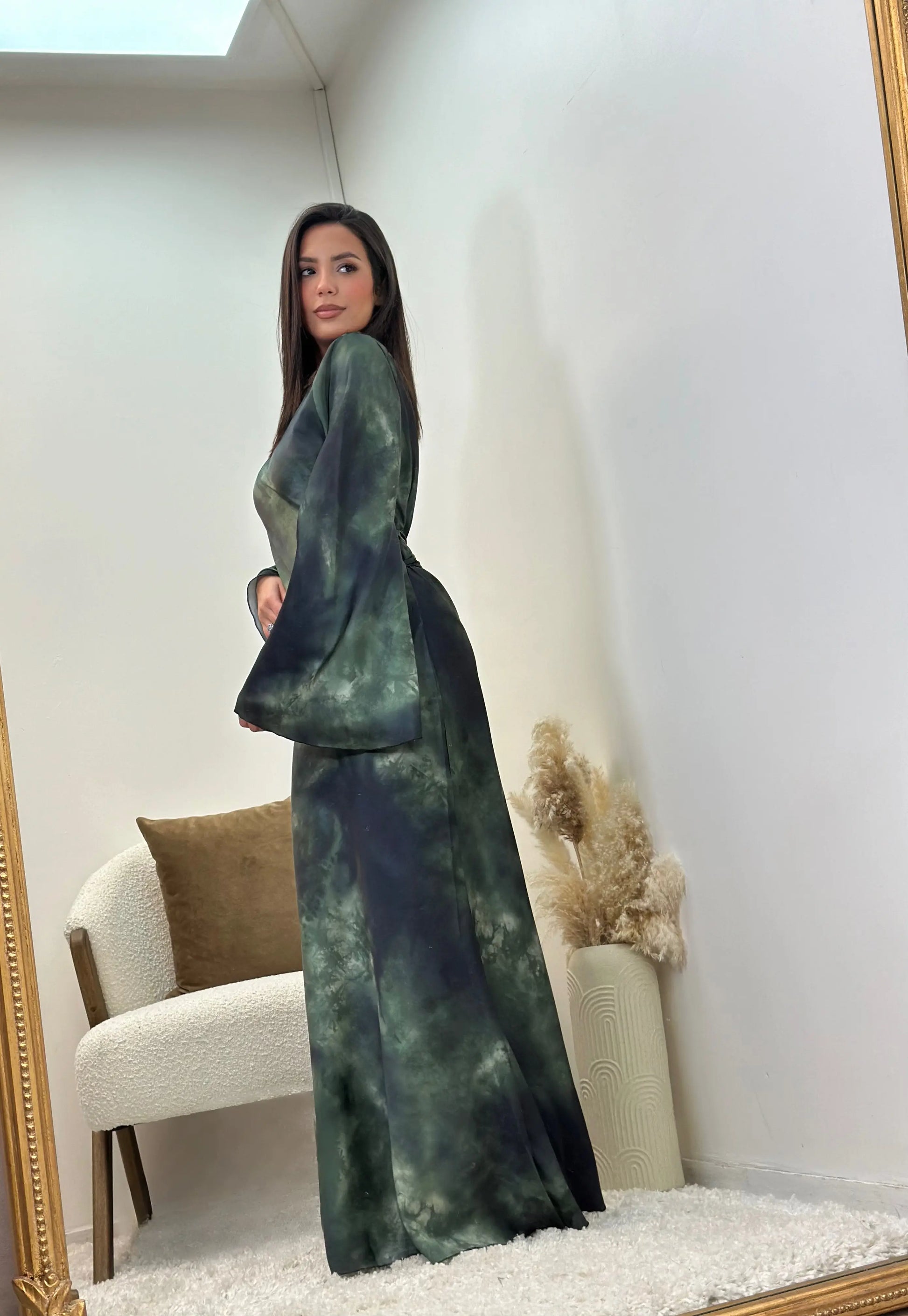 Robe en satin enaya Miss Chadou