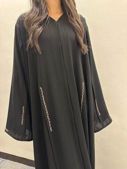 Abaya Dubai Nimat Black Gold