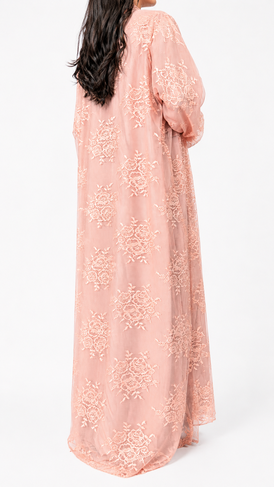 Kimono Reema Rose Poudré – Nidah Coréen Premium