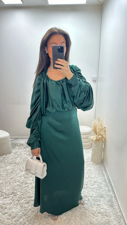 Robe de soirée en satin Jasmine