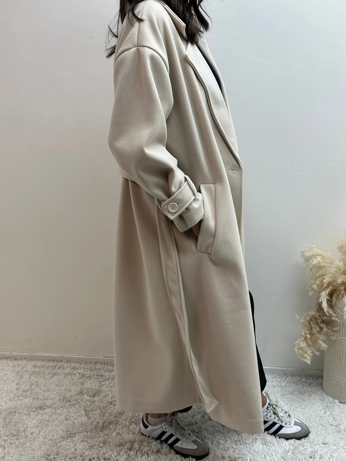 Manteau Oversize Jinna Beige