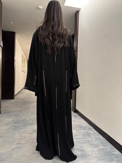 Abaya Dubai Nimat Black Gold