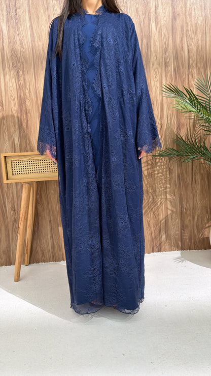Kimono Reema Bleu Roi – Nidah Coréen Premium