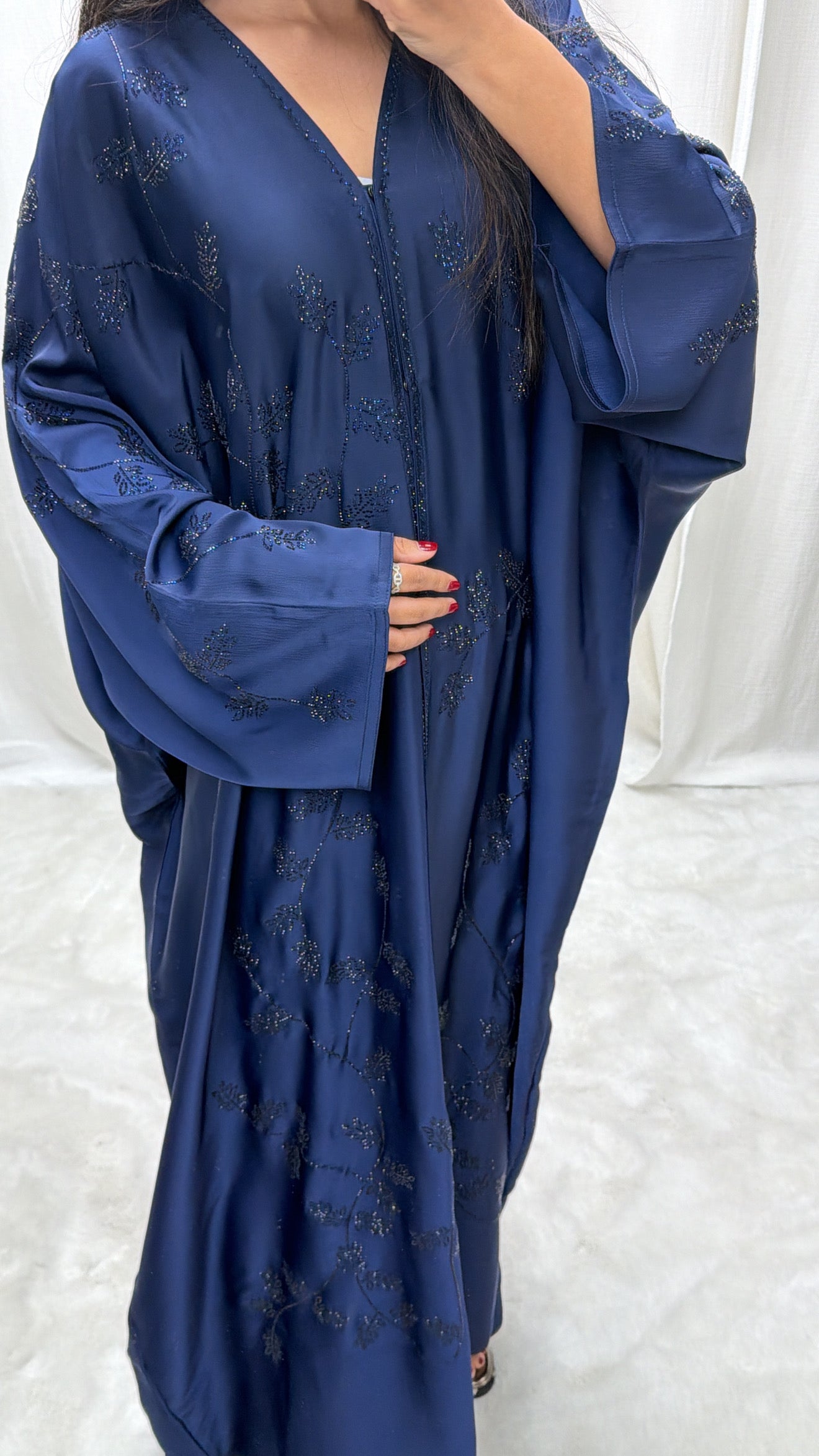 Abaya Butterfly Bleu Marine –