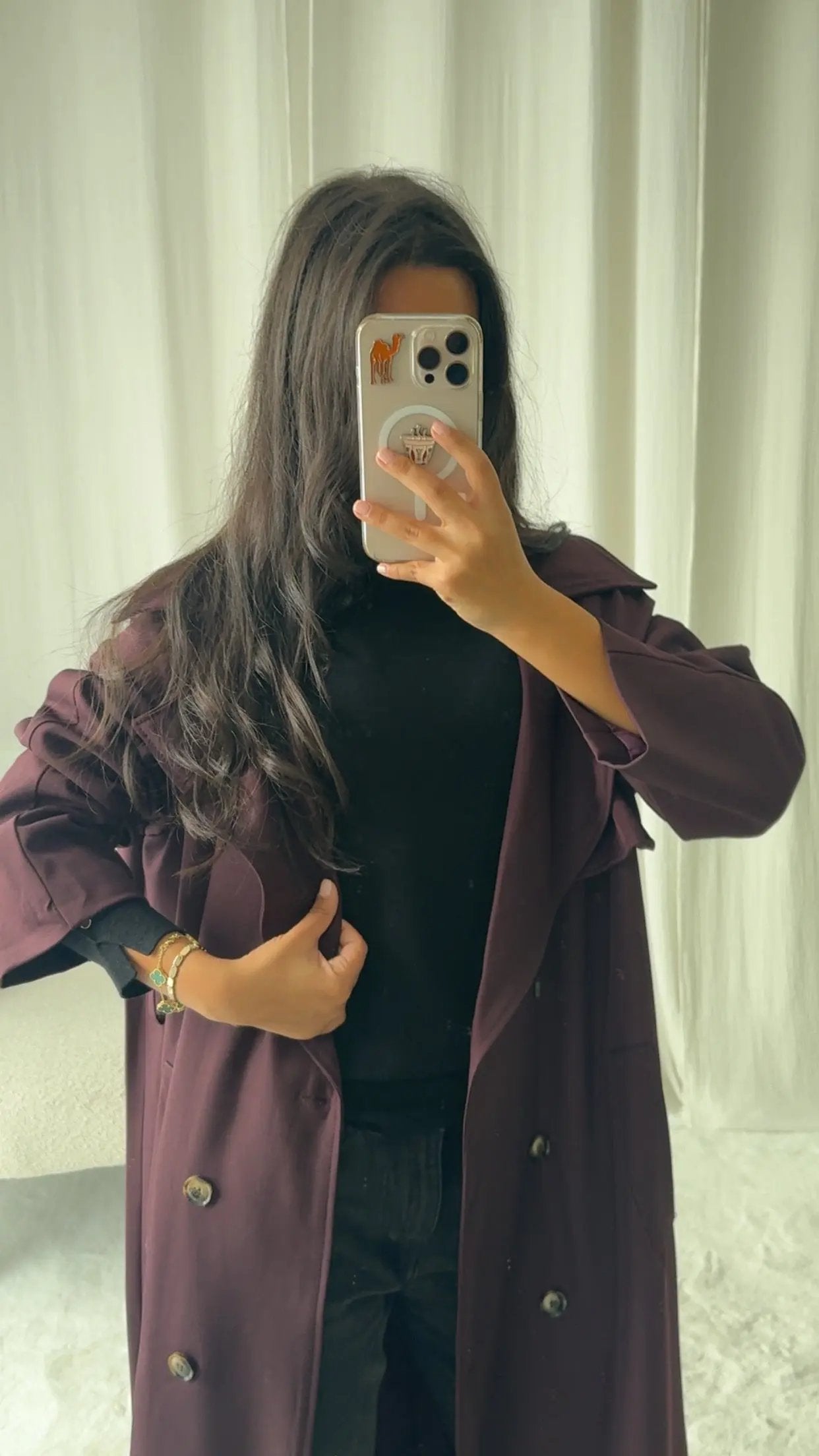 Trench Long Fluide Oversize Esma MissChadou