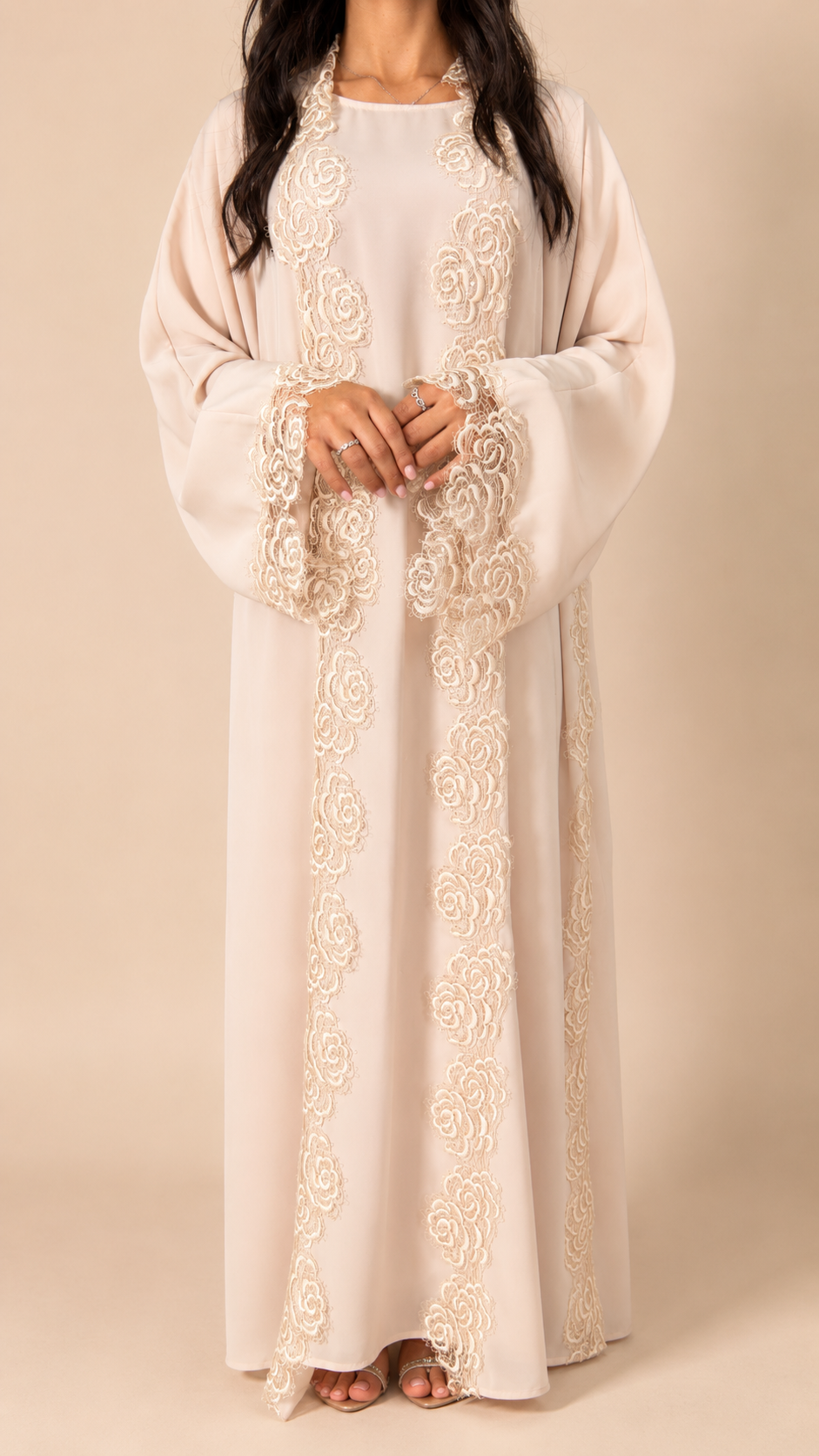 Kimono Sultana Beige – Nidah Coréen Premium