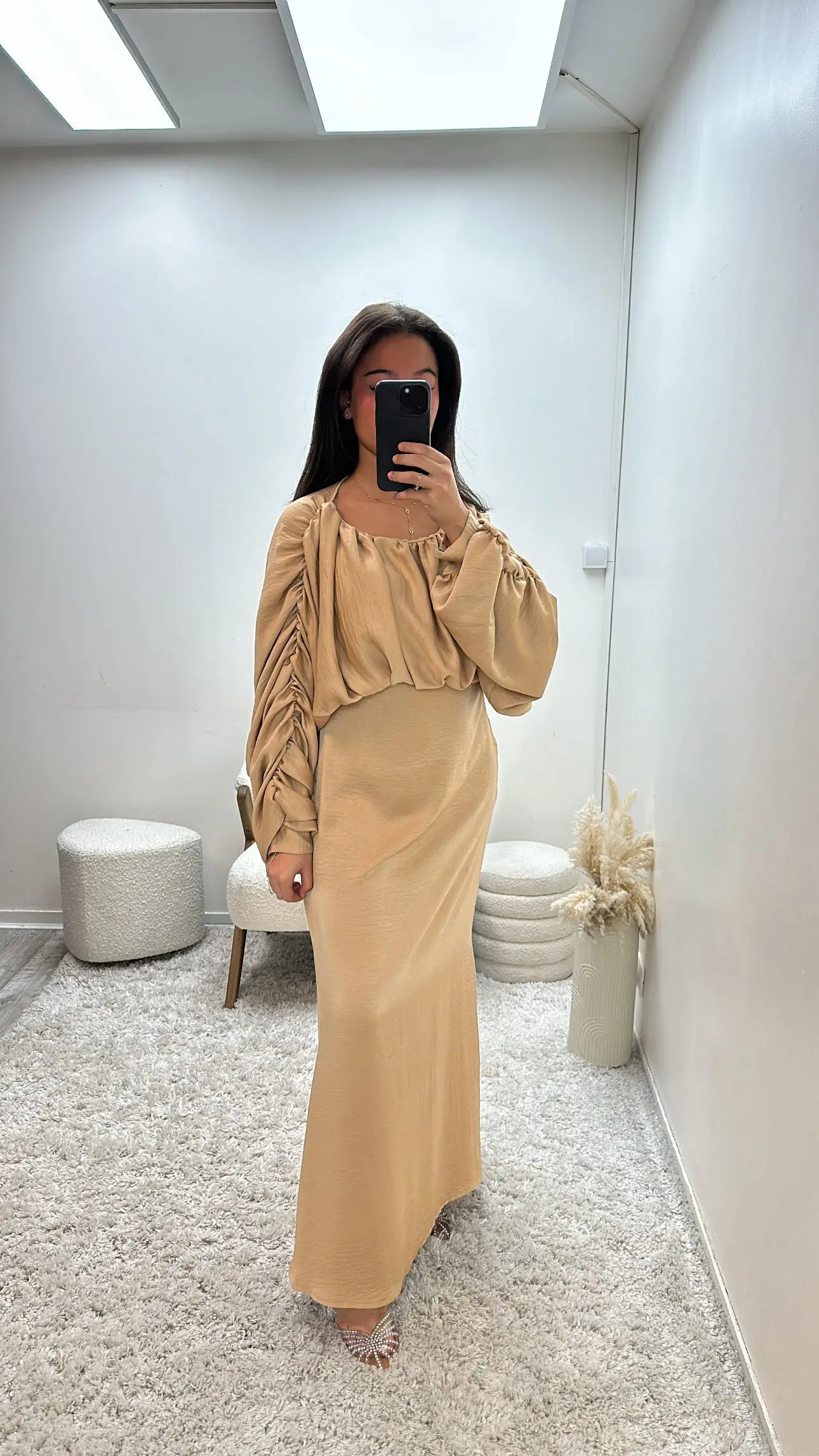 Robe de soirée en satin Jasmine