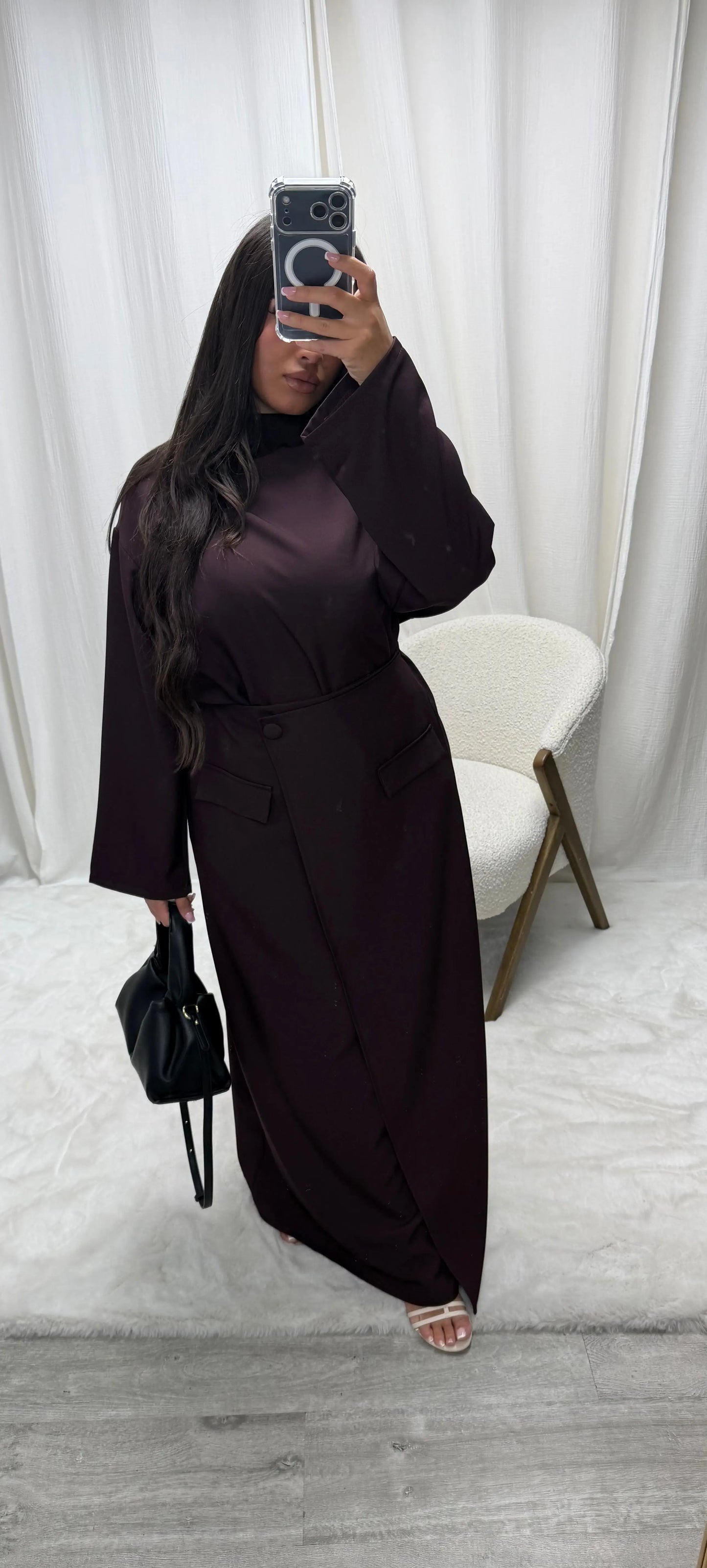 Ensemble Tunique Jupe – Coupe Blazer Élégante Miss Chadou