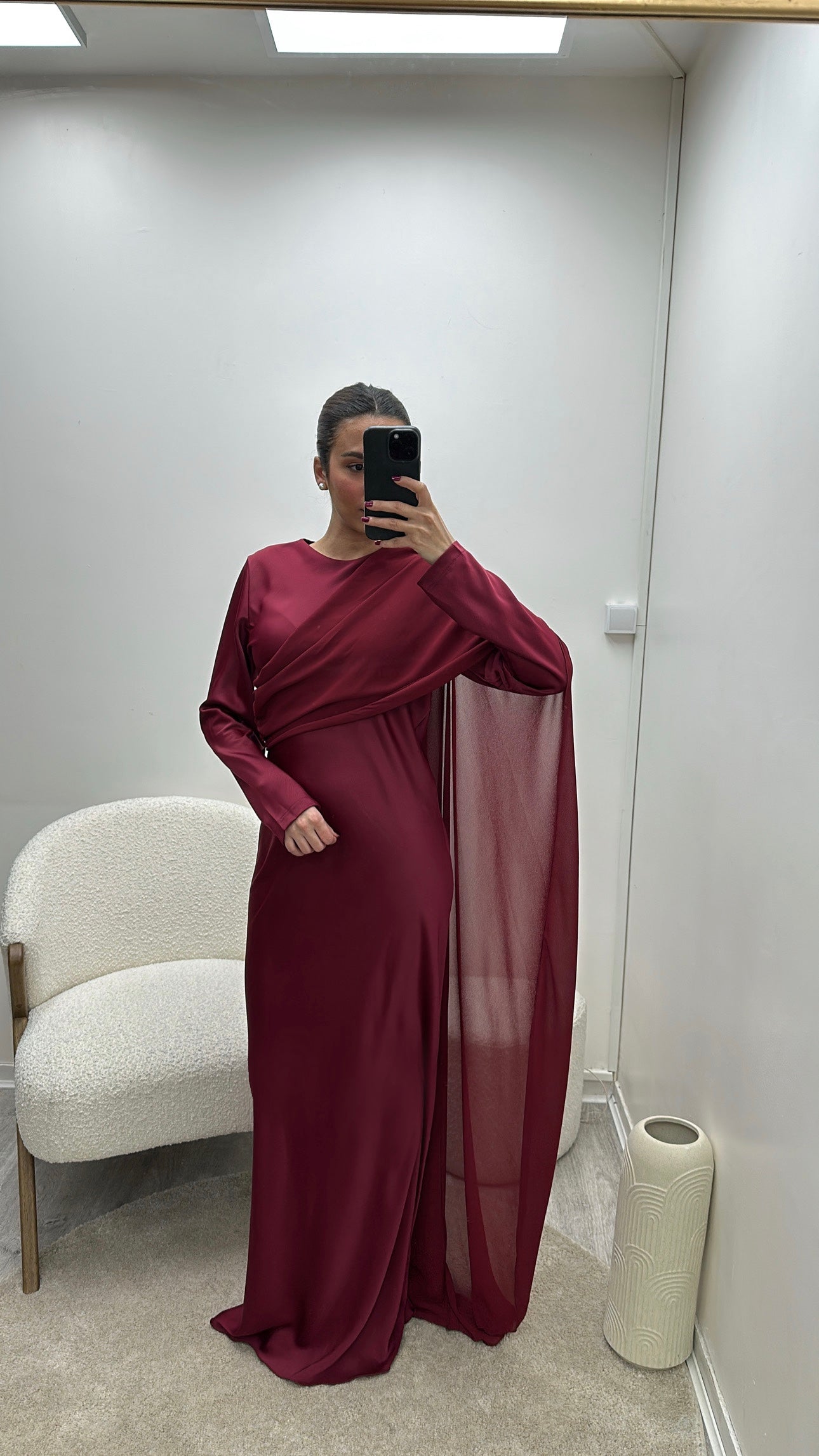 Robe Soirée en Satin à Cape Hind