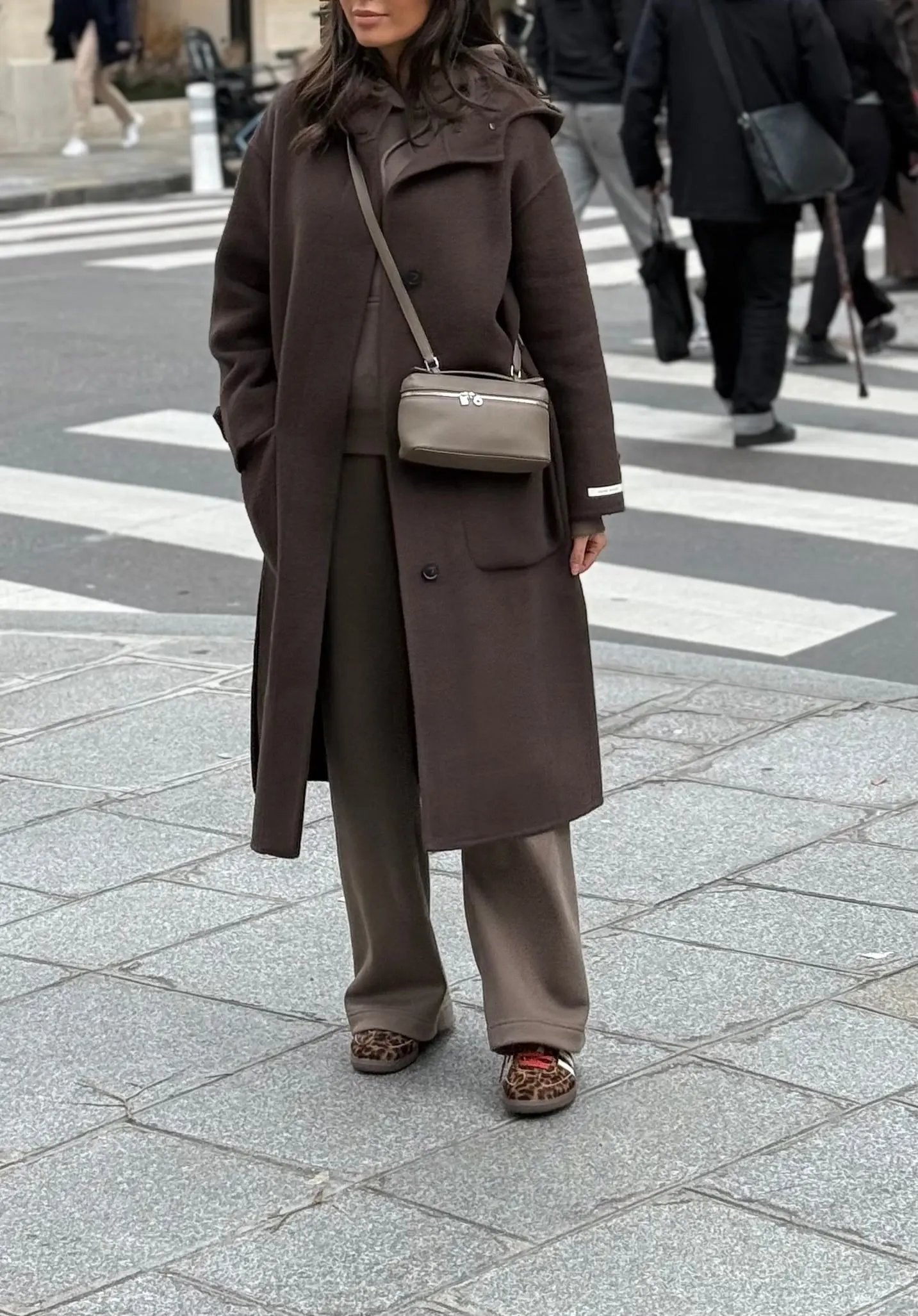 Manteau Choco 100% Laine – Fait main MissChadou