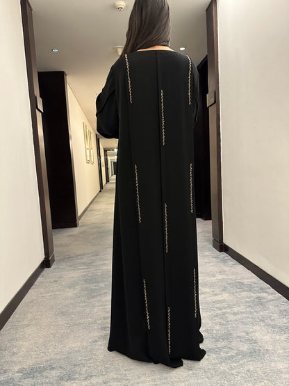 Abaya Dubai Nimat Black Gold