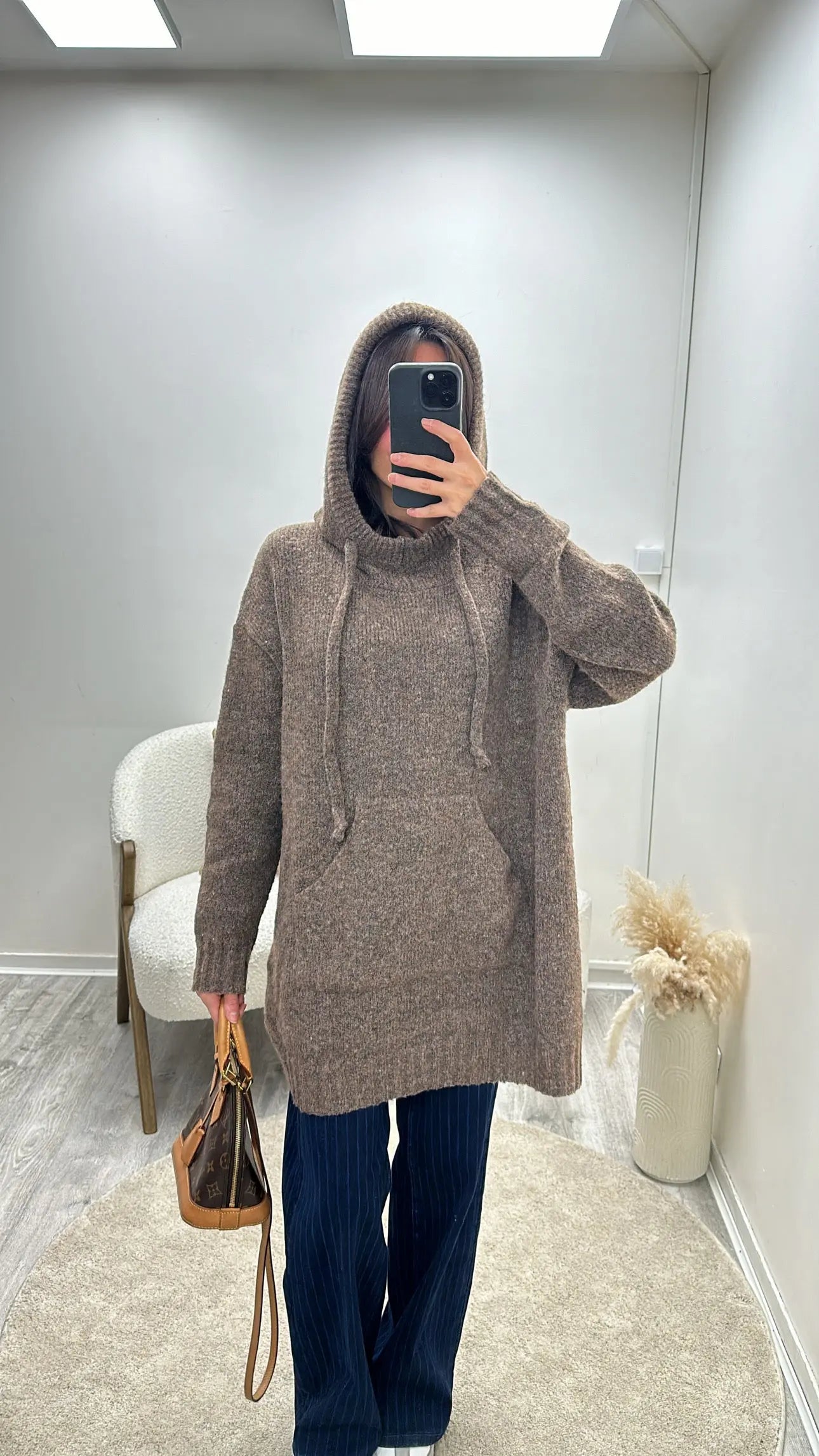 Pull à Capuche Laine Oversize Lala MissChadou