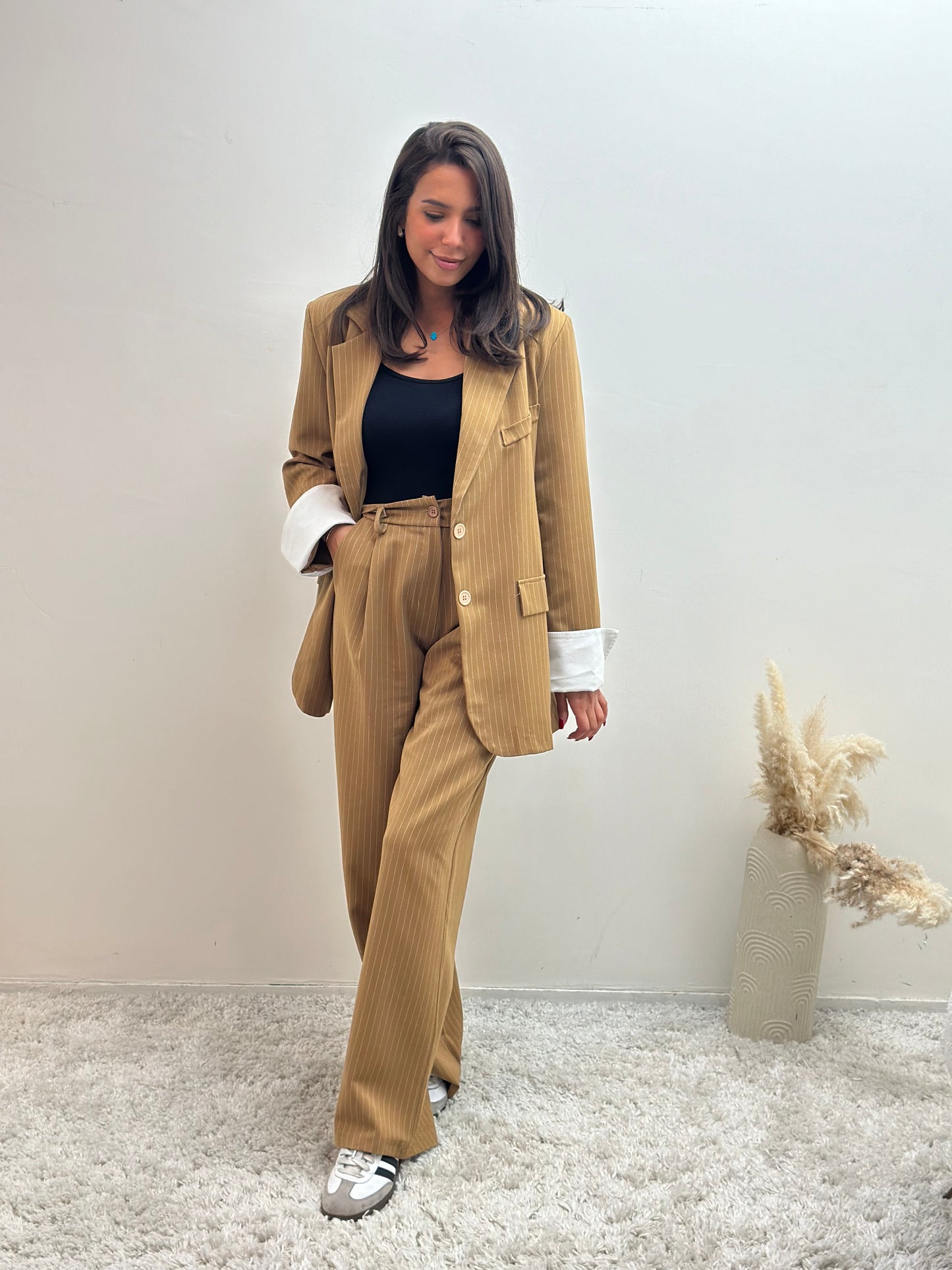 Ensemble Blazer Pantalon à Rayures Jiji