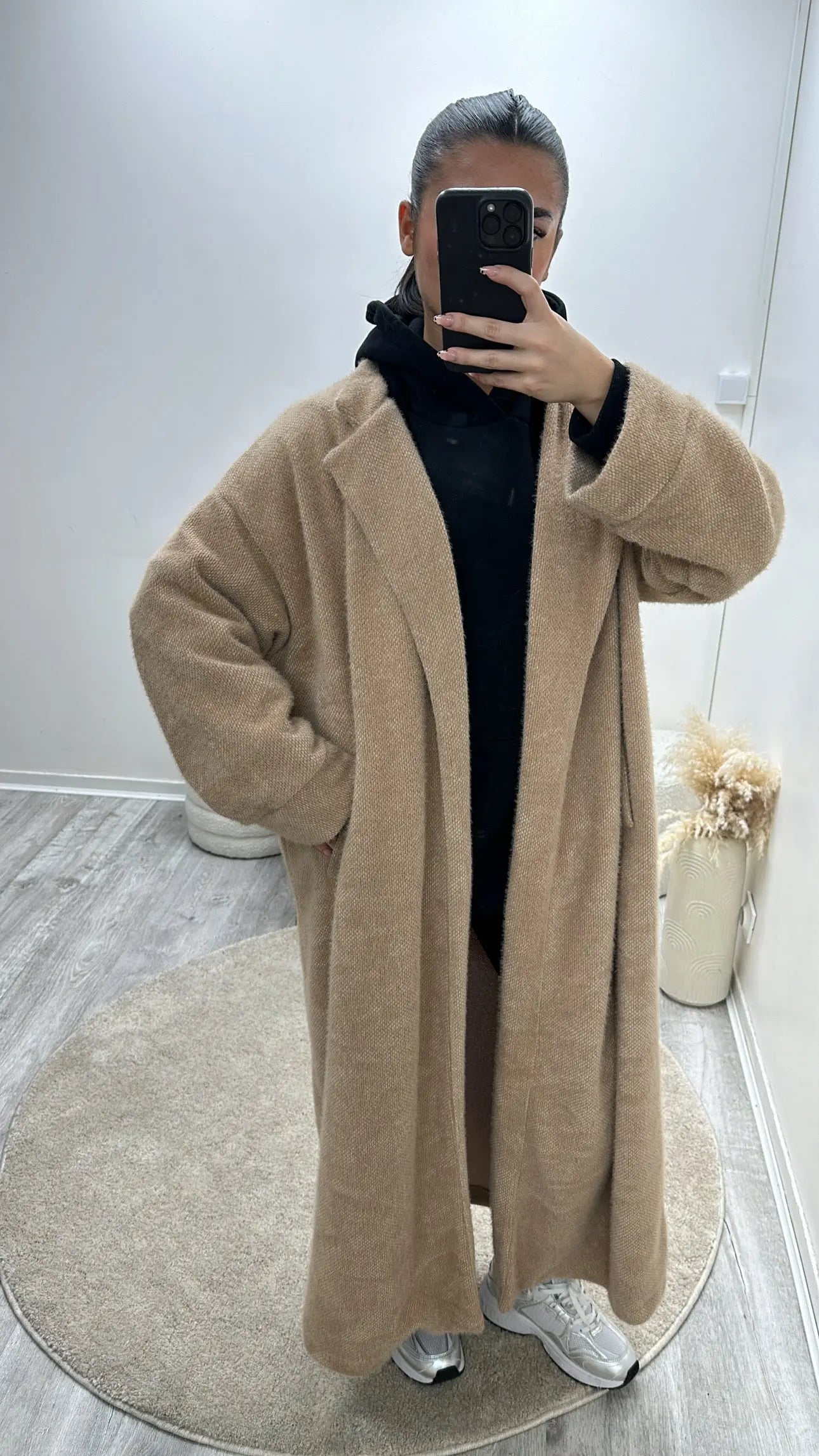 Manteau Long Oversize Camel MissChadou