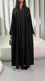 Abaya Khailfa Black – 100% Silk