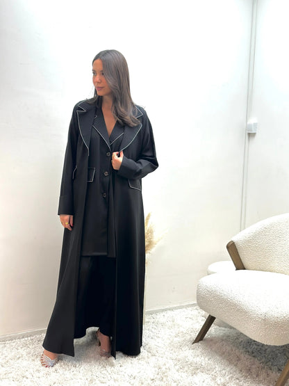 Abaya Dubai Blazer 3 Piéces Nina