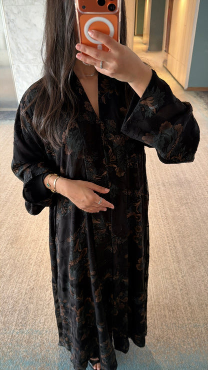 Abaya Dubai Collection Prestige Medinilla Transparente