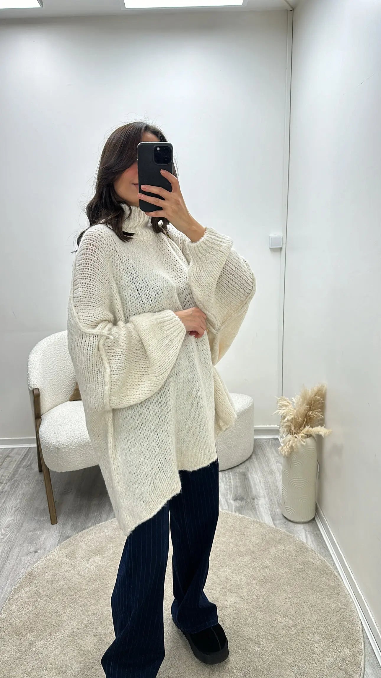 Pull Col Roulé Laine Oversize Aline MissChadou