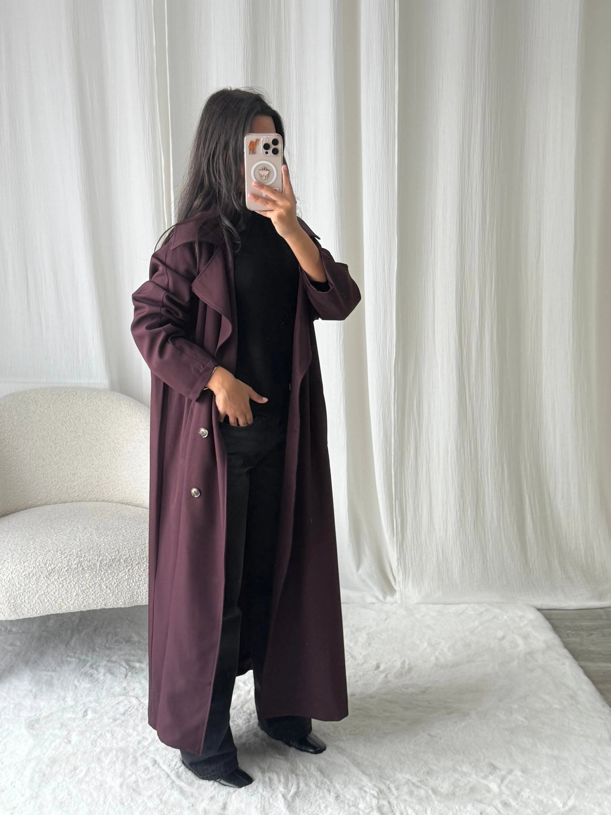 Trench Long Fluide Oversize Esma MissChadou