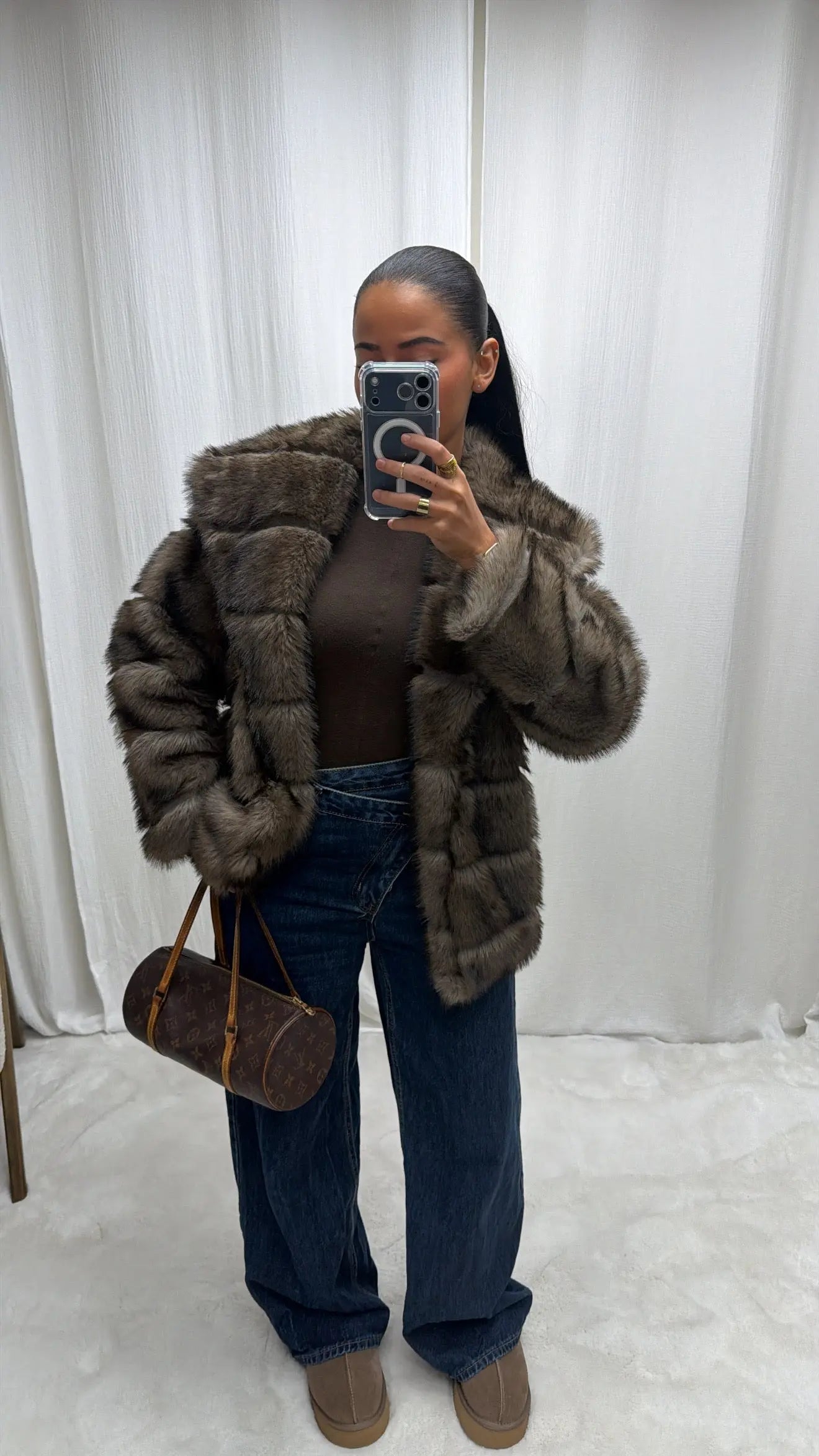 Manteau en Fausse Fourrure Vegan MissChadou