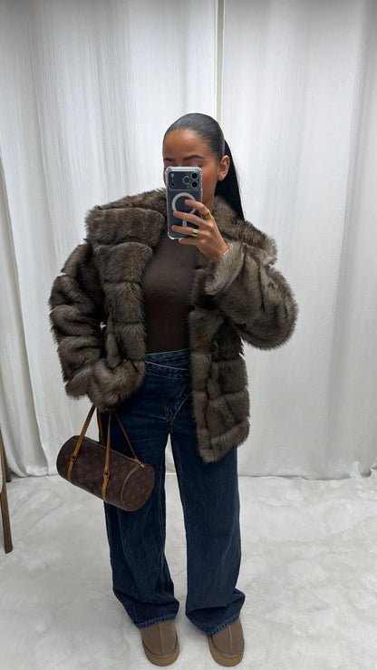 Manteau en Fausse Fourrure Vegan MissChadou