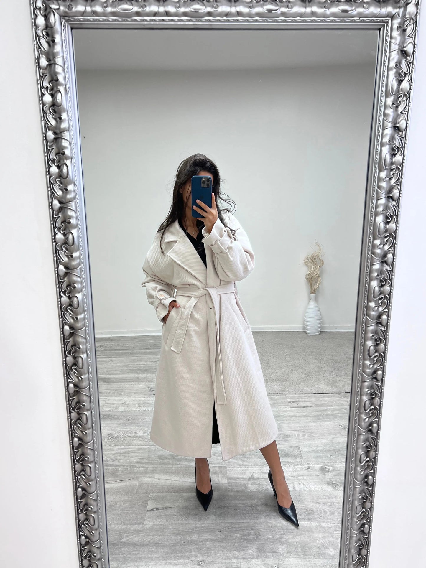 Manteau Oversize Jinna Beige MissChadou