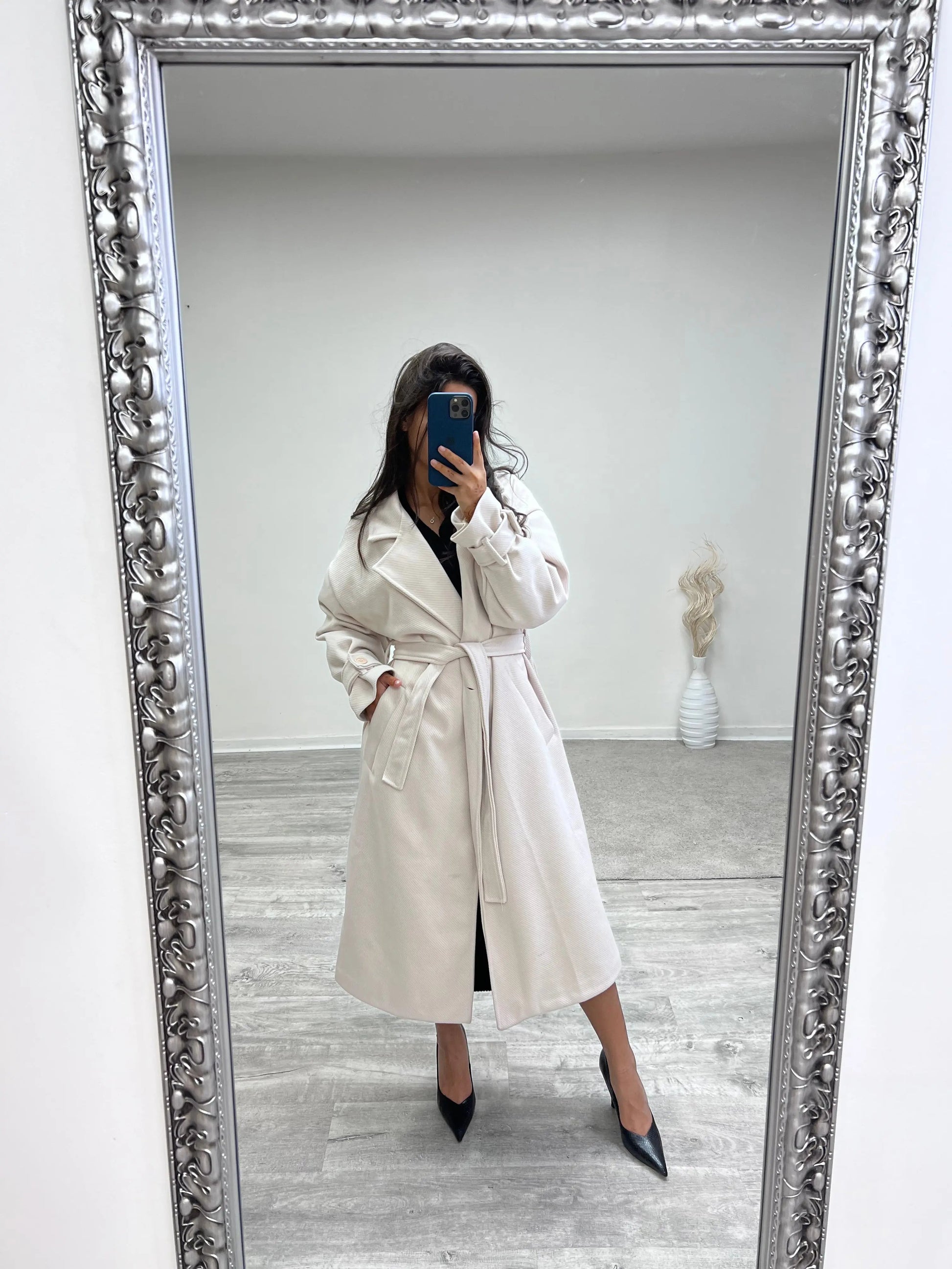 Manteau Oversize Jinna Beige MissChadou