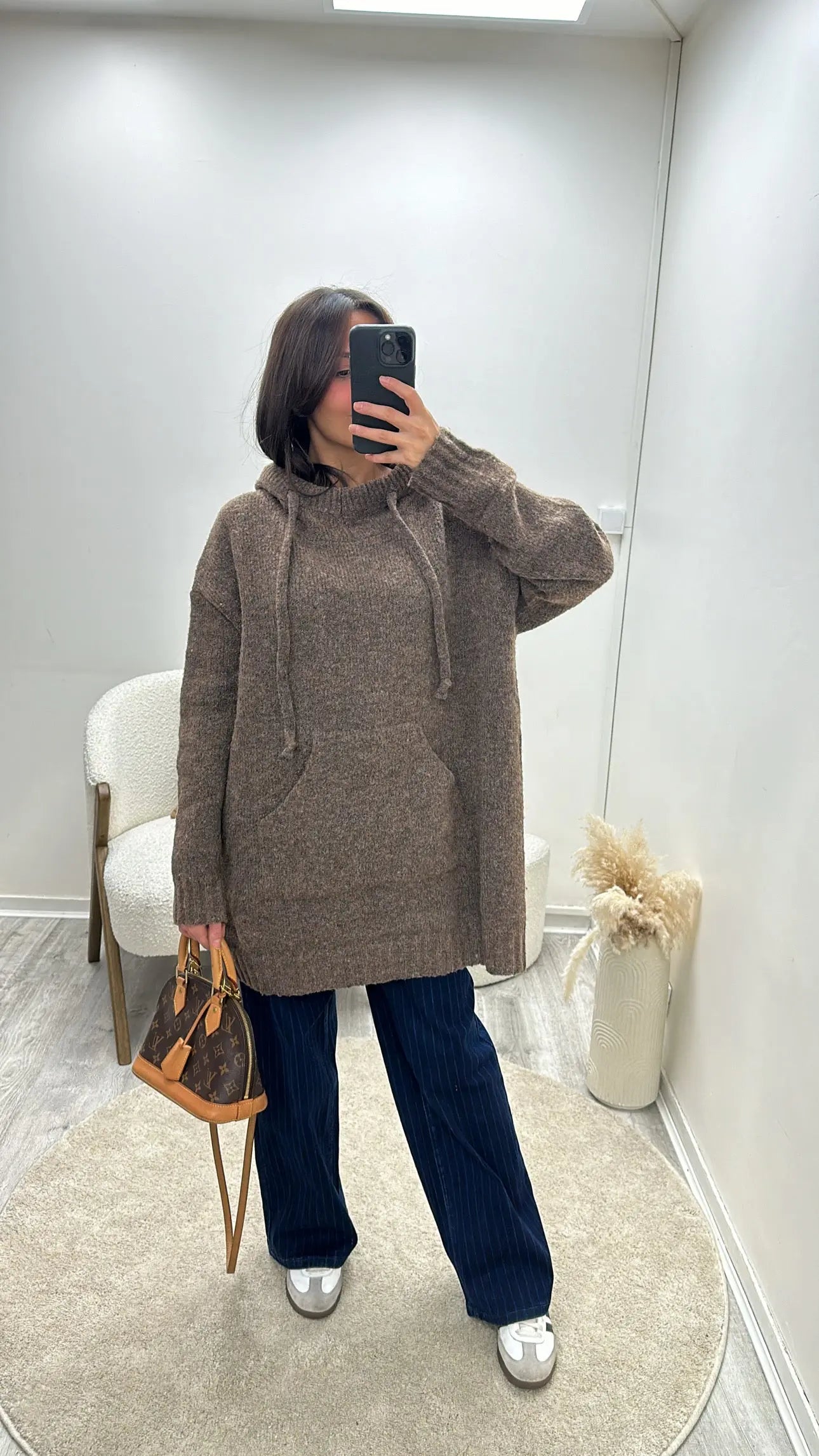 Pull à Capuche Laine Oversize Lala MissChadou