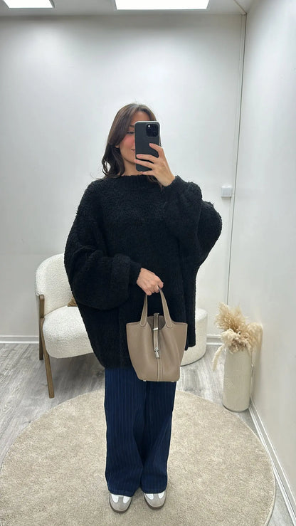 Pull Laine Oversize Camilia MissChadou