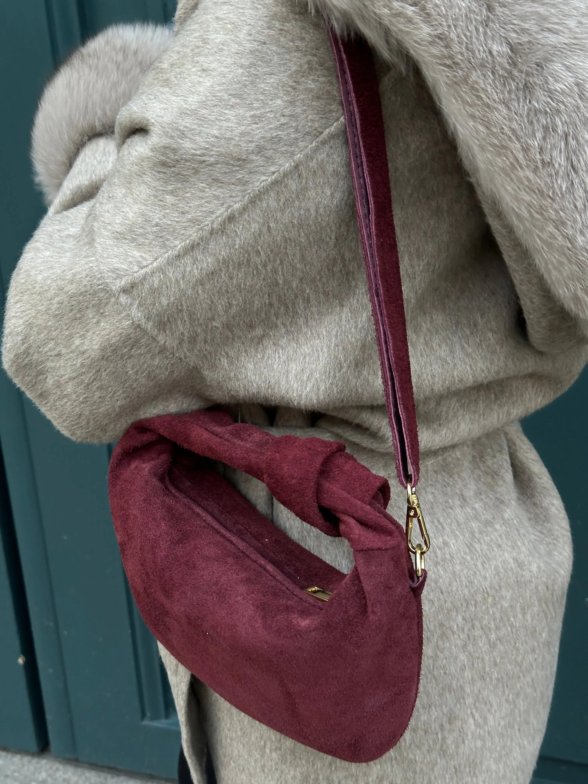 Sac en Cuir Bordeaux MissChadou