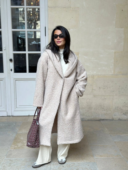 Manteau à Capuche Oversize Cassis MissChadou