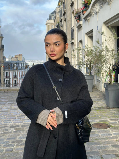 Manteau 100% Laine Fait à la Main Emna MissChadou