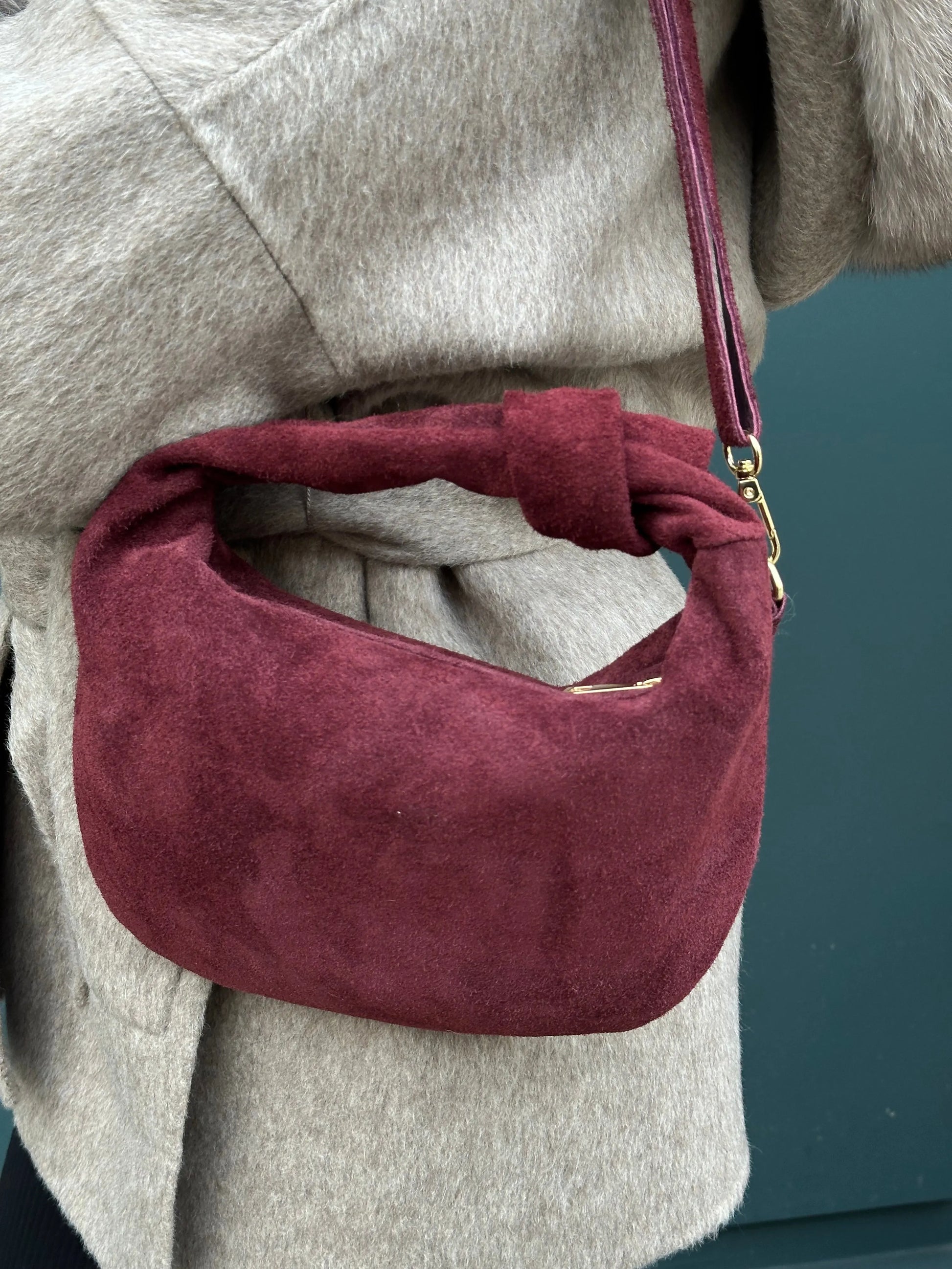 Sac en Cuir Bordeaux MissChadou