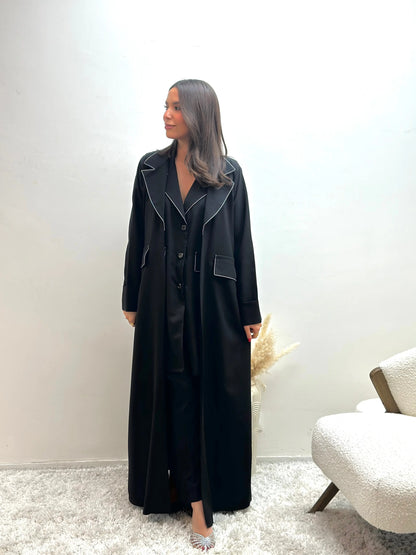 Abaya Dubai Blazer 3 Piéces Nina