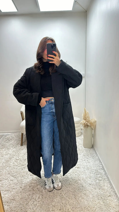 Manteau Long Oversize Matelassé Sira MissChadou