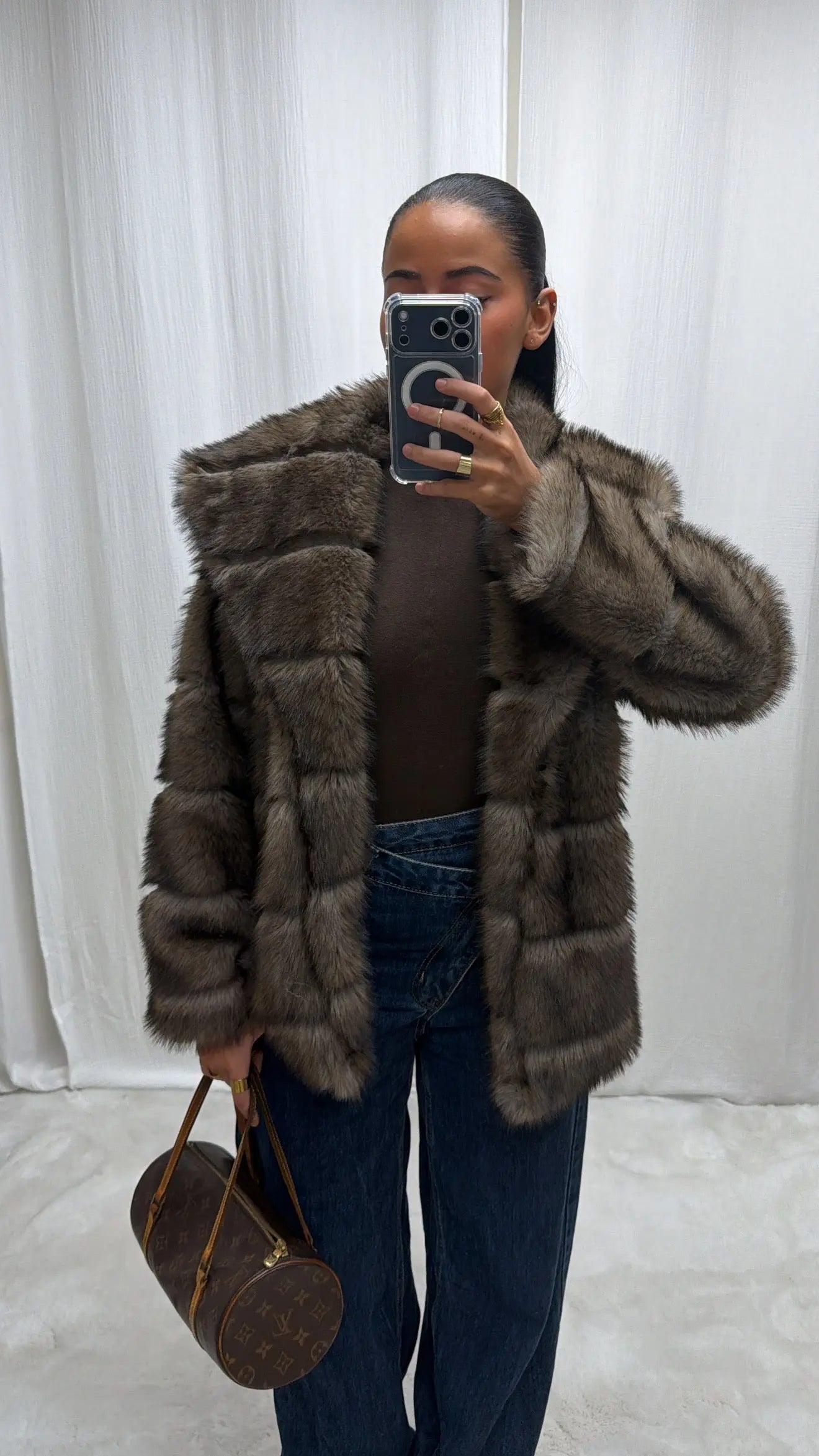 Manteau en Fausse Fourrure Vegan MissChadou