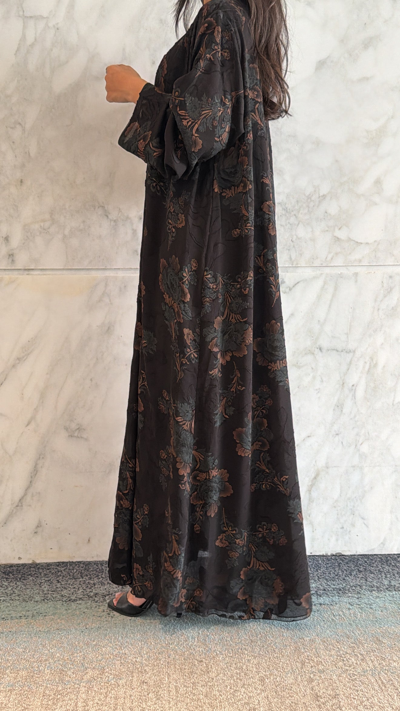 Abaya Dubai Collection Prestige Medinilla Transparente