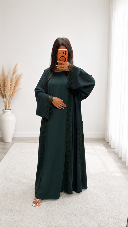 Kimono Al Barsha 3-Piece Set – Premium Korean Nidah